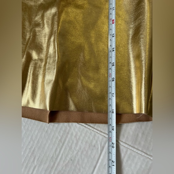 Commando Gold Pencil Mini Skirt Cocktail - Picture 7 of 8